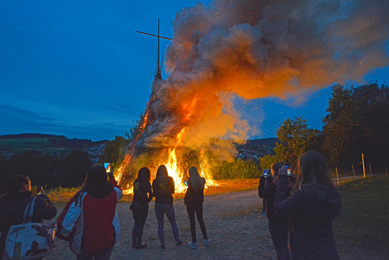 Johannisfeuer in Freudenberg